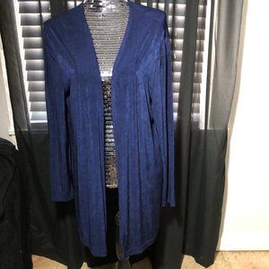 Miranda K Size L Navy Long Sleeve Cardigan